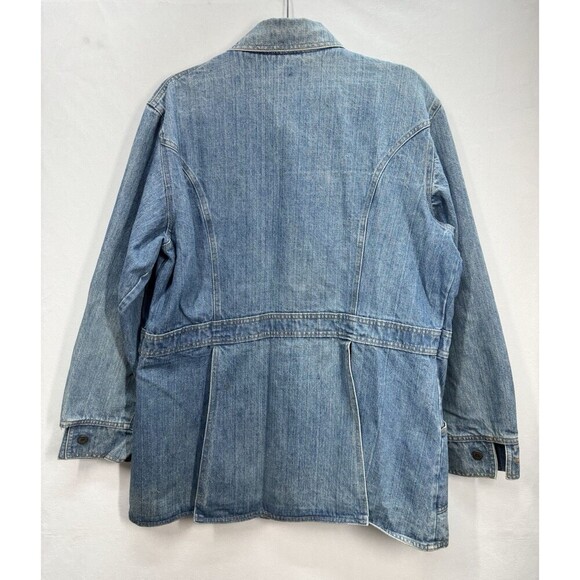 Vintage 70s Levis Orange Tab Denim Jacket Men’s XL Jean Chore Coat Split Tail - Picture 12 of 16
